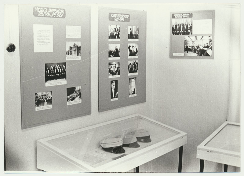 foto, Viljandi Muuseum, näitus "Meeskoor Sakala 50", 1979