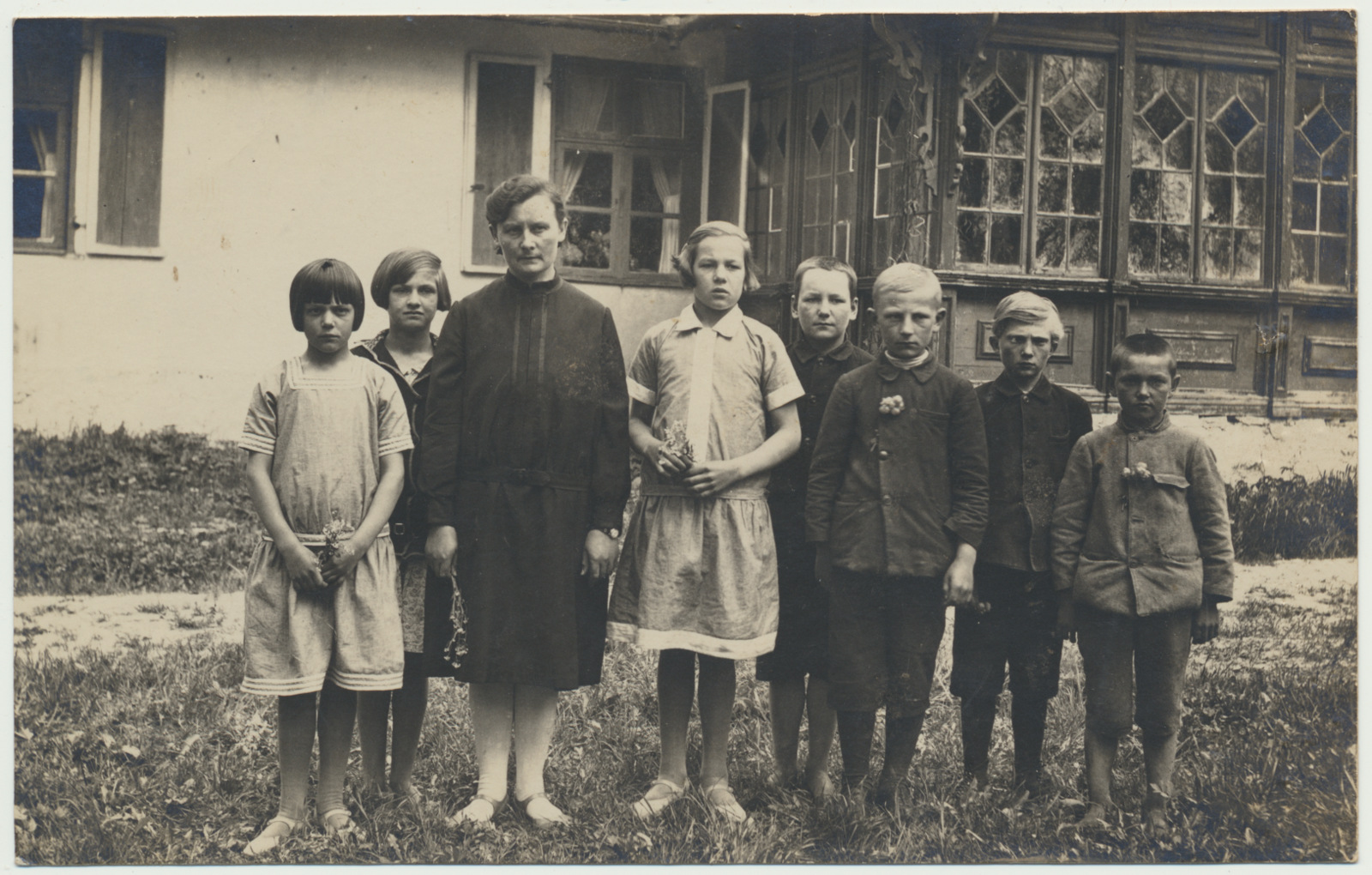 foto, Viljandi khk Uue-Võidu v Karula algkool, 1929