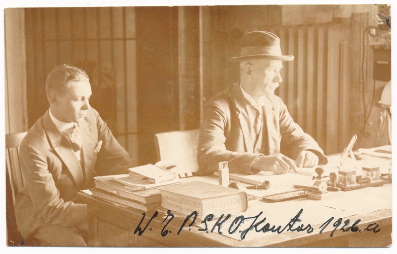 foto, album, VEPS-i Kaubandusosakond, kontor, sisevaade, 1926