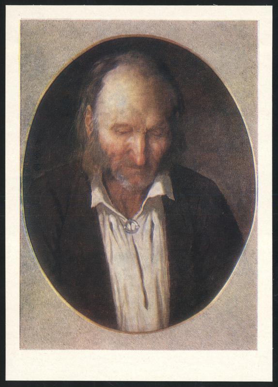 fotopostkaart, J. Köler, Isa portree, 1857-1864, värviline, 1976, kirjastus Kunst