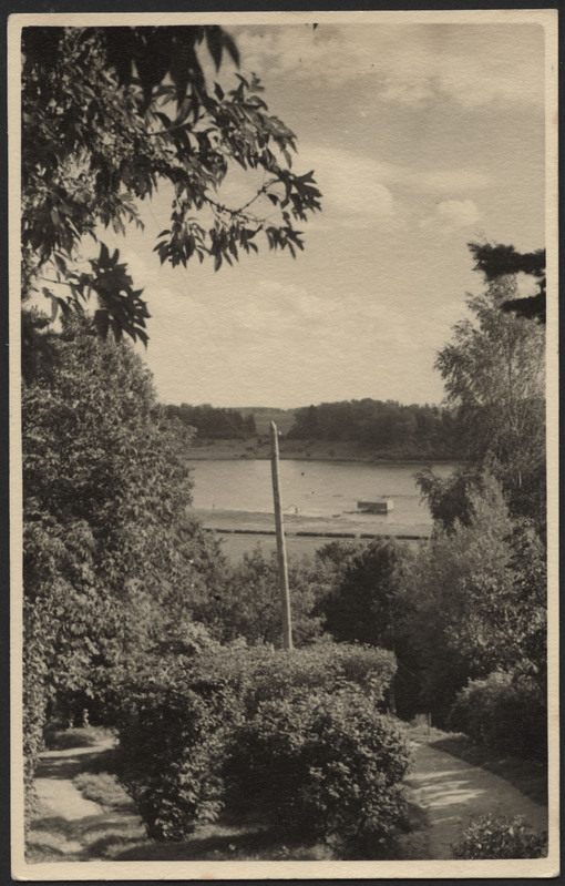 fotopostkaart, Viljandi, järv Trepimäe poolt, u 1925, ERKA FOTO (Tallinn)