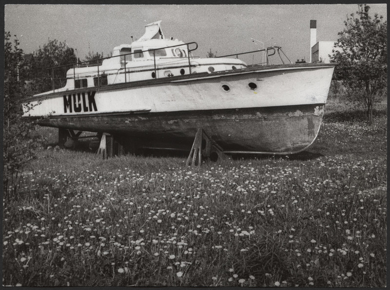 foto, Viljandi, järve kallas, huvireisilaev Mulk, 1979, foto E. Veliste