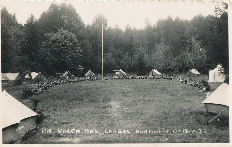 Naiskodukaitse Valga maleva laager Hummulis