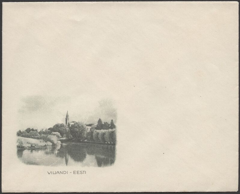 kirjaümbrik, Viljandi, Valuoja Suurtiik, Pauluse kirik, u 1938
