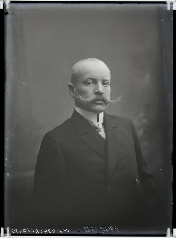 fotonegatiiv, Wolf (Wolff), parun, rinnaportree1908 foto J.Riet