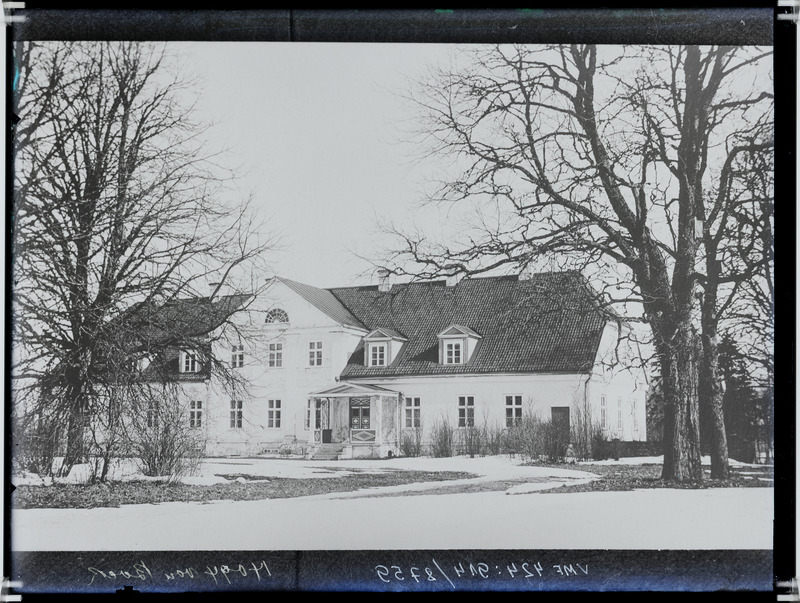 fotonegatiiv, Paistu khk Loodi mõis, peahoone, omanik von Bock, koopia fotost? 1913 foto J.Riet