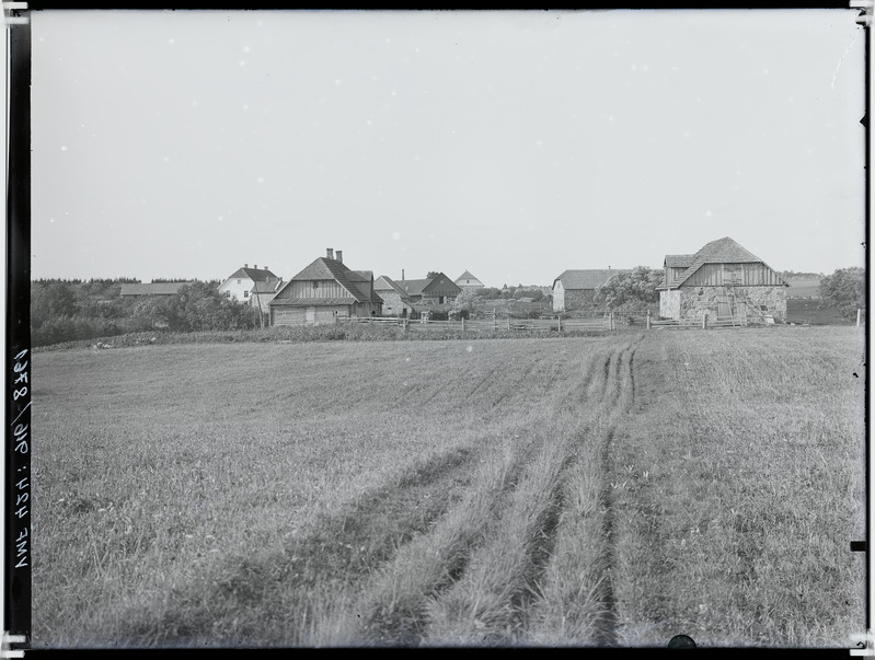 fotonegatiiv, Viljandi khk Savikoti suurtalu (mõis), omanik A.Kurrikoff (1908-st), 1912 foto J.Riet