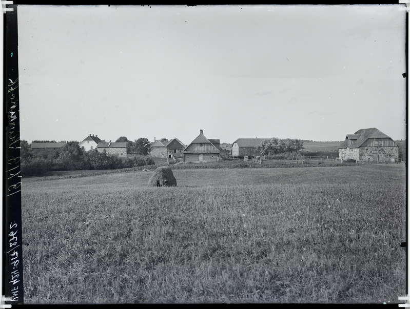 fotonegatiiv, Viljandi khk, Savikoti suurtalu (mõis), omanik A.Kurrikoff (1908-st) 1912 foto J.Riet