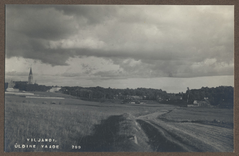 foto albumis, Viljandi, Vaksali tn Paala tee poolt, u 1920, foto J. Riet