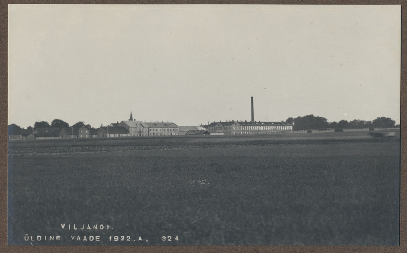 foto albumis, Viljandi, linavabrik, Uus tn majad, 1922, foto J. Riet