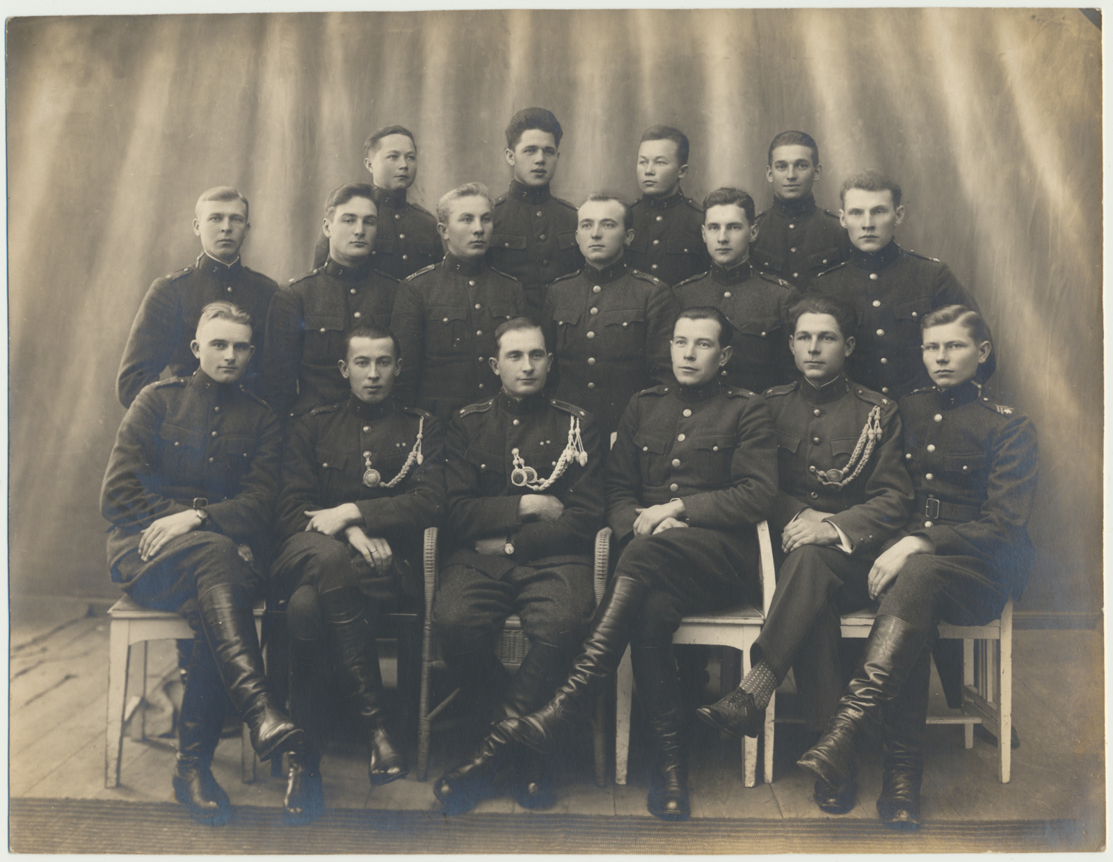 foto, Politseikool, grupp, Viljandi noormehed, u 1930
