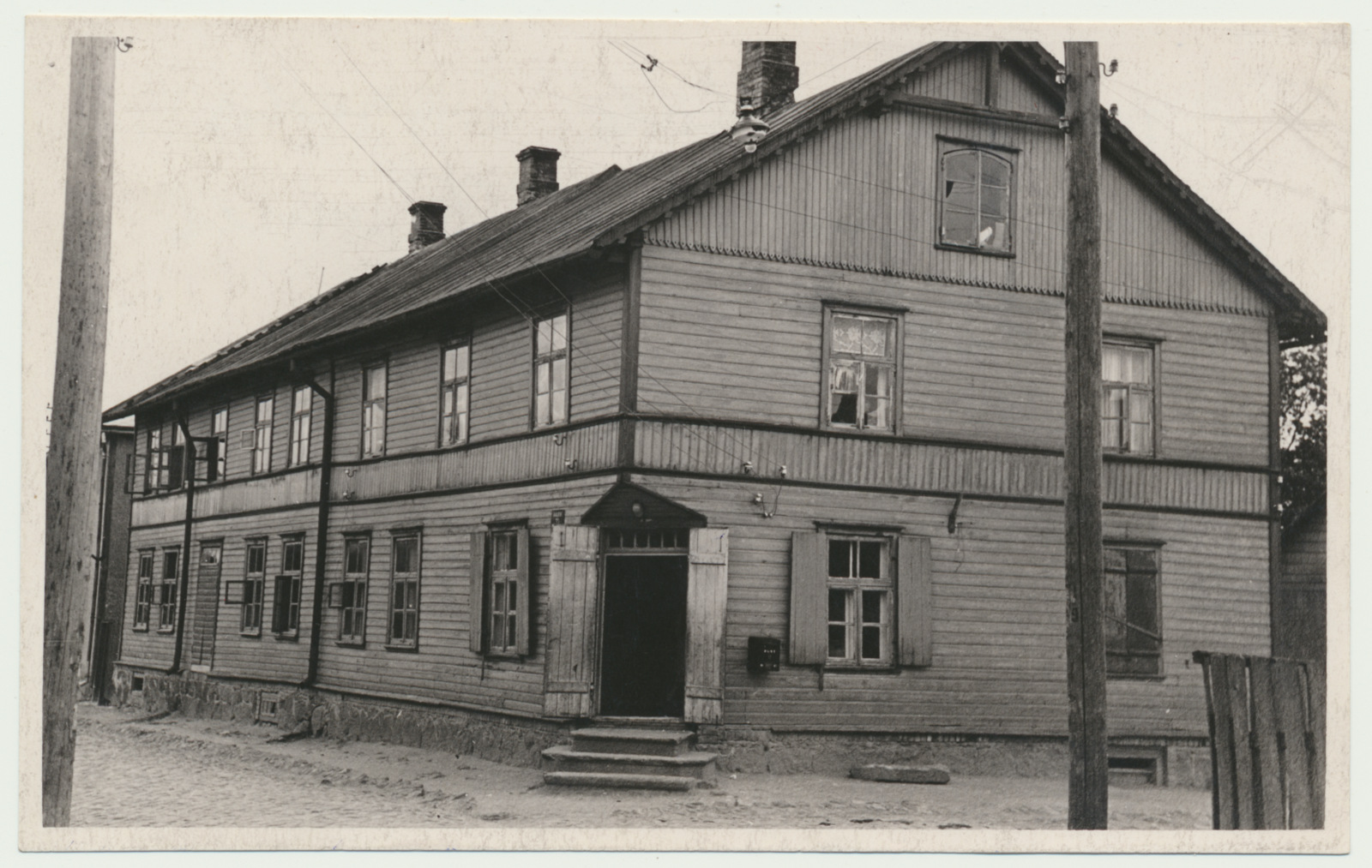 foto, Viljandi, Kalevi tn 32, H. Pöögelmann'i elukoht, u 1960