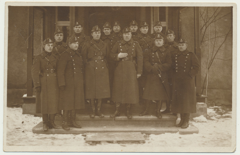 foto, Paistu khk, Loodi mõis, 6. suurtükiväegrupp, grupp, 1924