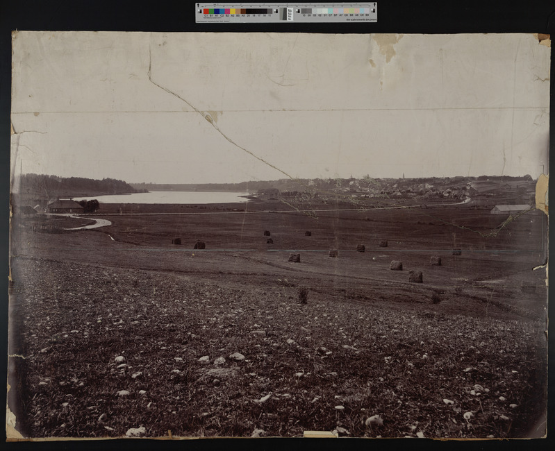 foto papil, Viljandi, vaade linnale Tartu teelt, u 1910