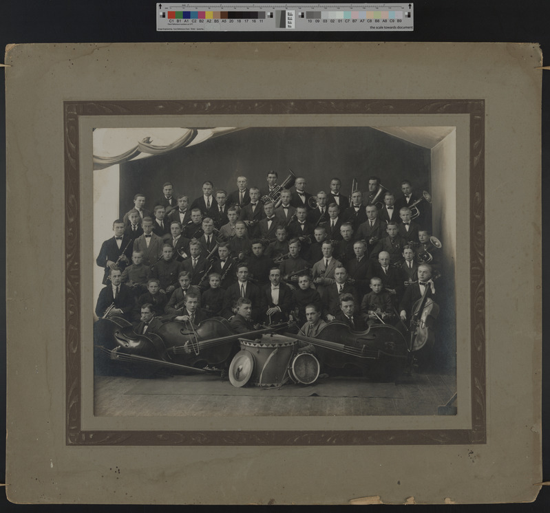 foto papil, Viljandi Maakonna Poeglaste Reaalgümnaasiumi orkester, u 1925