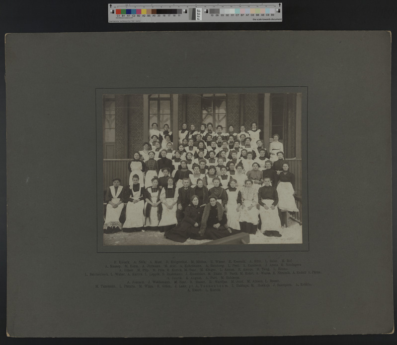 foto papil, Viljandi, perenaiste kursus, nimed, u 1925