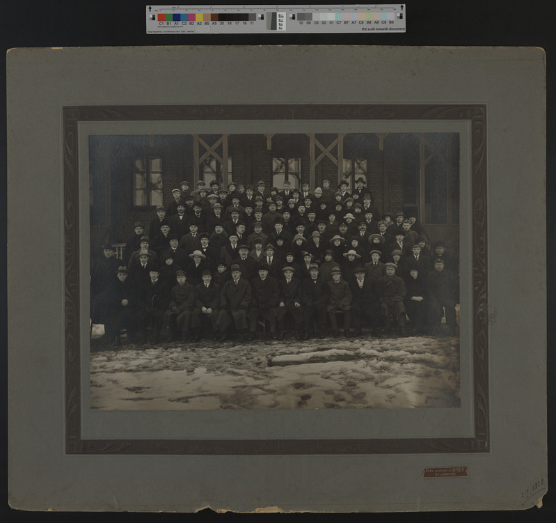 foto papil, Viljandi, õpetajate kursus?, 1923, foto J. Riet