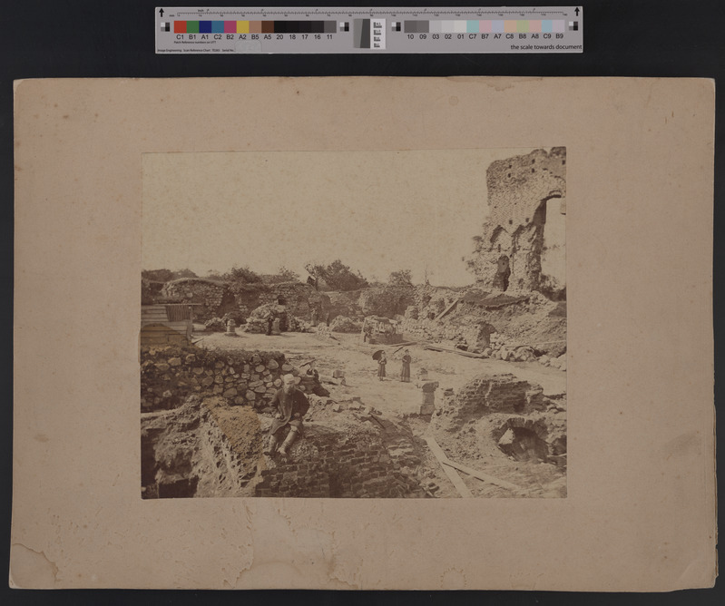 foto papil, Viljandi, Kaevumägi, arheoloogilised väljakaevamised, 1878/1879, foto T. John
