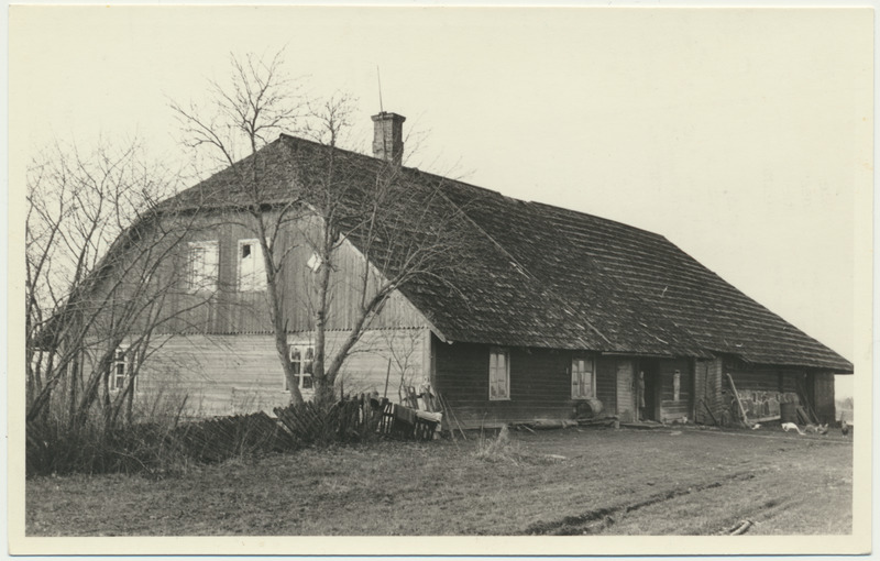foto Karksi khk Pöögle v Everti talu elamu 1957 foto L. Vellema