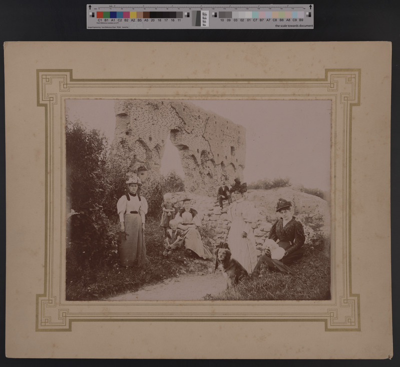 foto papil Viljandi lossimäed, grupp 1896 F J.Palitser