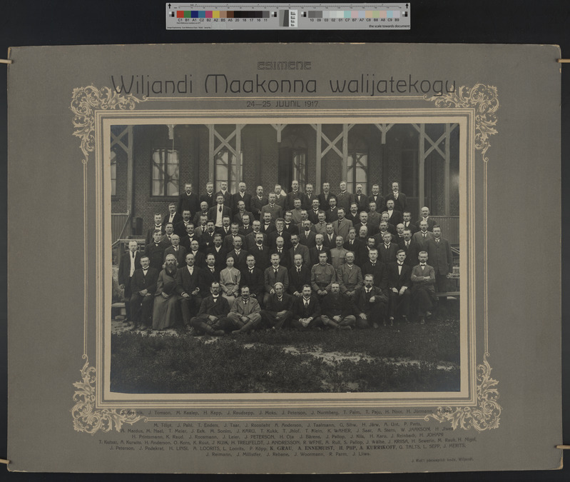 foto I Viljandi Maakonna valijatekogu, juuni 1917, foto J. Riet