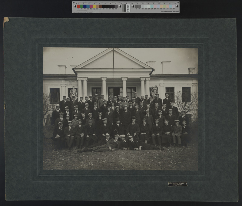 foto papil, Õisu Piimanduskool, õpilased, õpetajad u 1929 foto J. Riet