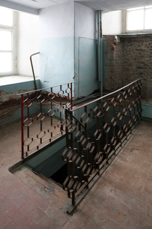 Narva Kreenholmi veetorn. Sisevaade. Arhitekt Paul Alisch