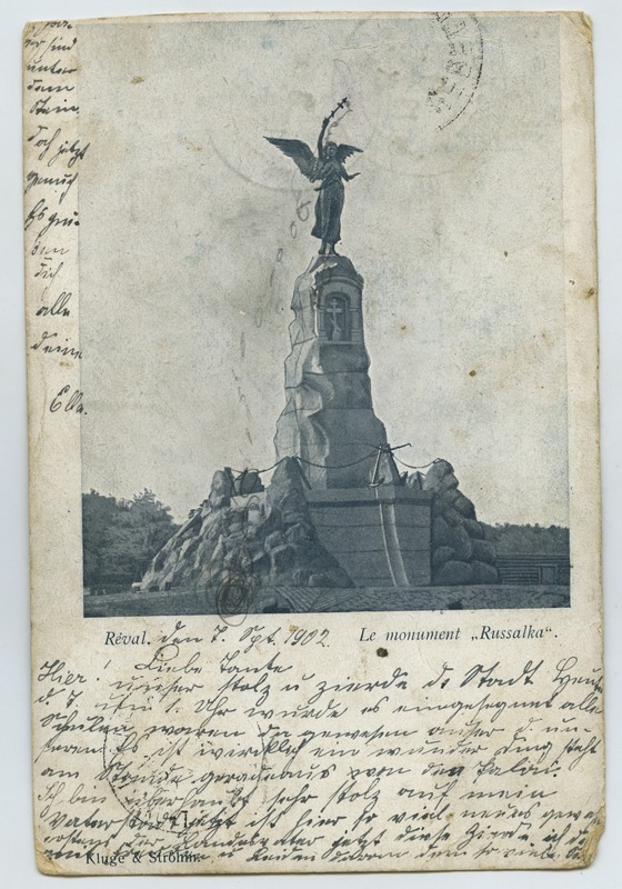 Tallinn. Reval Le monument "Russalka"