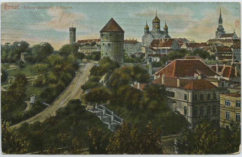 Tallinn. Reval - Schmiedepforte-Anlagen