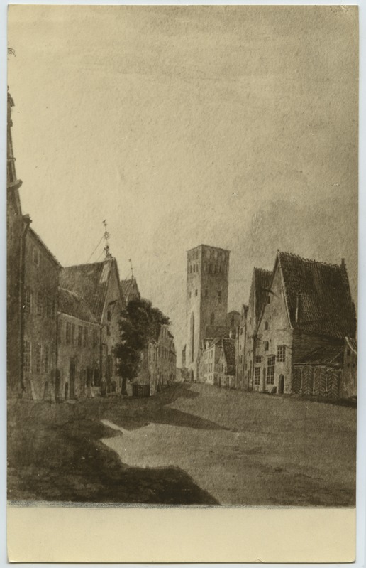 Tallinn, Oleviste kirik pärast põlemist 1820 a.