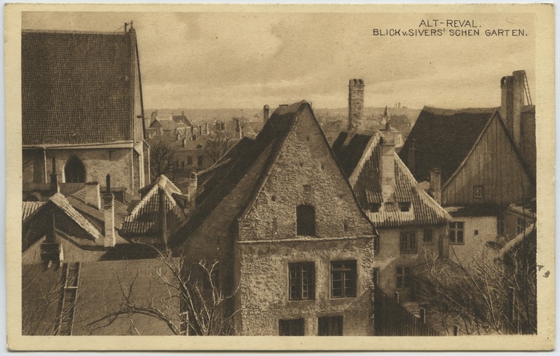 Tallinn. Alt-Reval. Blick v. Sivers'schen Garten