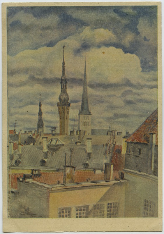 K. Burmann - Tallinn. Tallinna motiiv