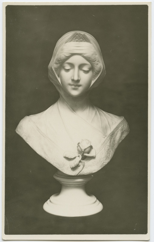 Noore naise büst, marmorist, klassitsistlikus stiilis umb. 1780-1790