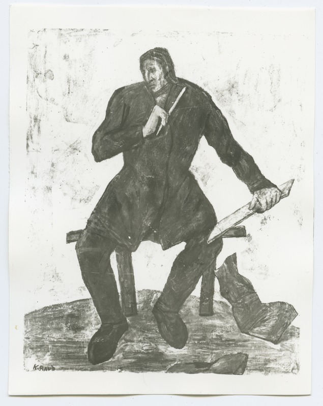 K. Raud "Inspiratsioon", 1920-ndate lõpust või 30-ndate algusest.