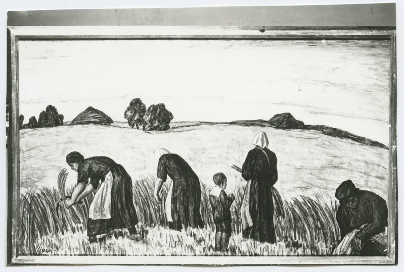 K. Raud "Rukkilõikus", umbes 1938. aastast.