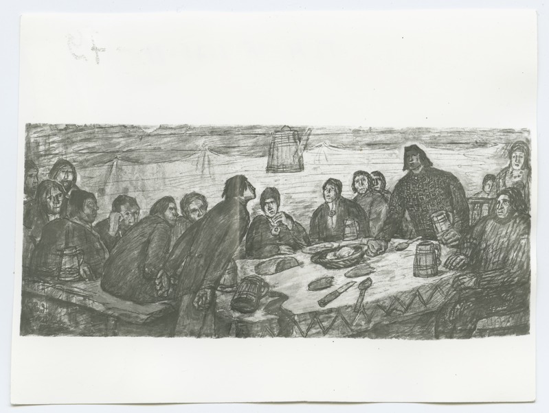 K. Raud "Tüli soome sepa juures", 1914. aastast.