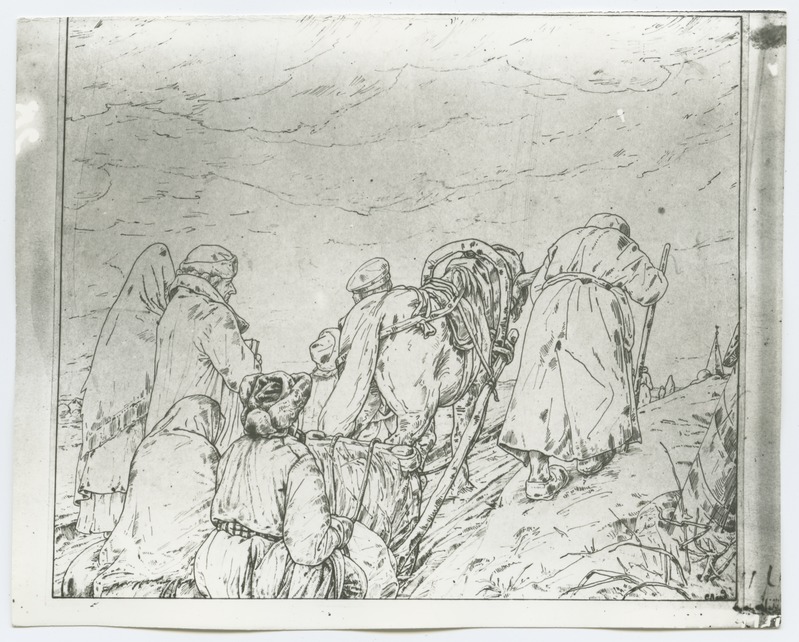 K. Raud "Kirikuteel", umbes 1885. aastast.