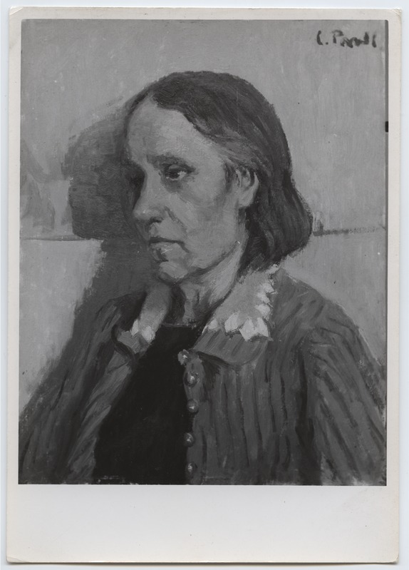 Fotoreproduktsioon P. Lons "Ema portree"- Kevadnäitus 1943. aastal.