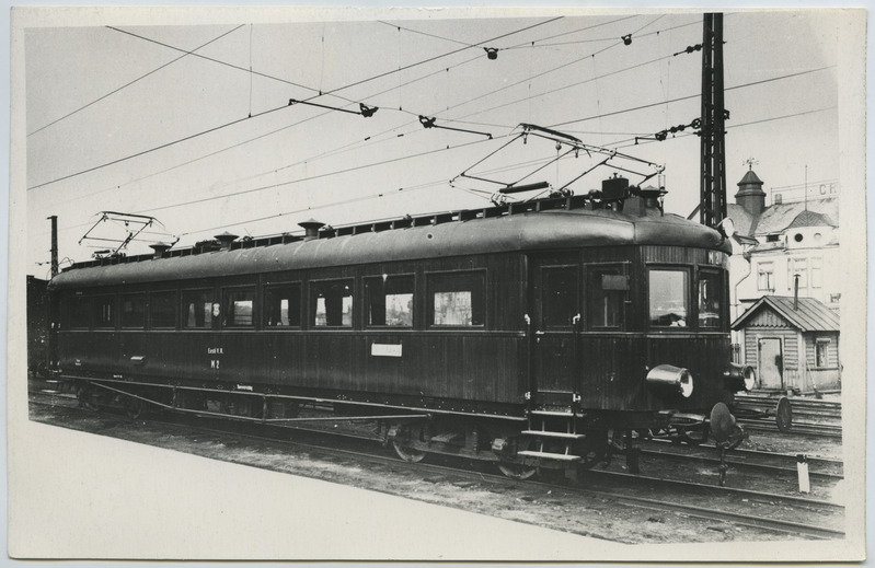 Laiarööpmeline elektrimootorvagun, seeria M, ümber ehitatud Raudtee Peatehastes, 1936. aasta.
