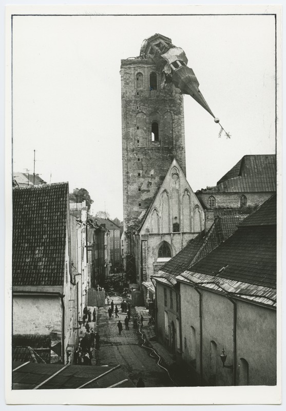 Tallinn. Niguliste kirik peale põlengut