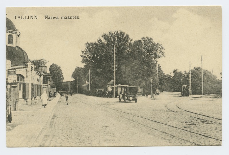 Narva maantee ja Weizenbergi tänava ristumiskoht.