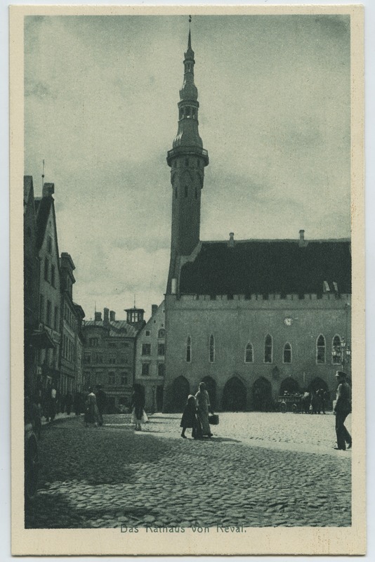 Reval, das Rathaus.