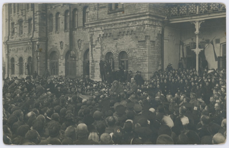 Tallinn, Balti Jaam, Kerenski ja Breško-Breškovski 10.04.1917
