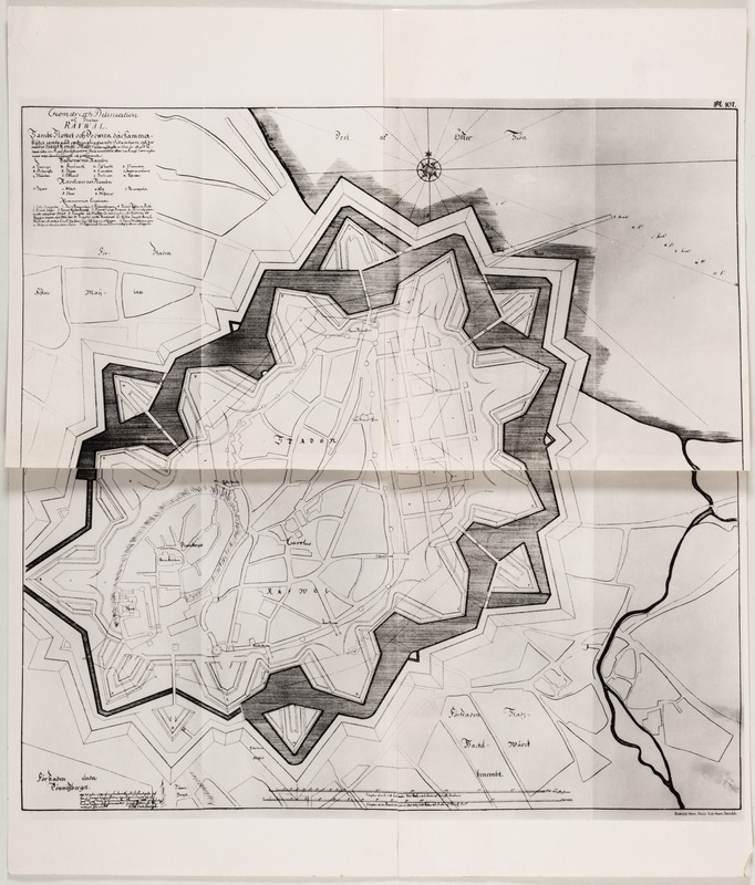 Tallinna linna ja Toompea geomeetriline plaan, kinnitatud 1686. aastal.