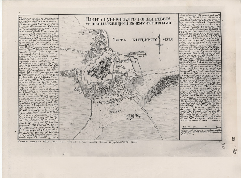 Tallinna linna ja eeslinnade plaan