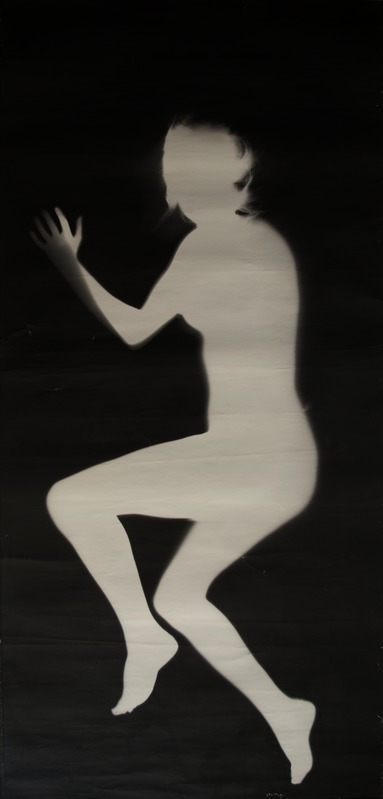 Fotogramm naisfiguurist