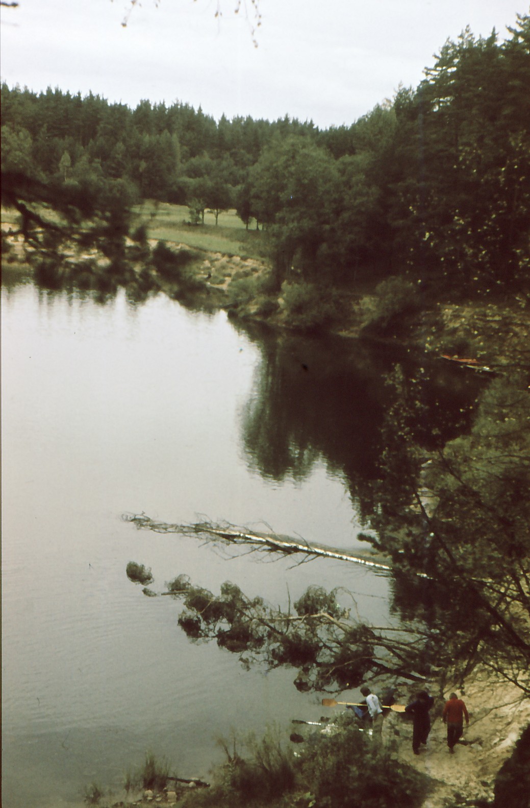 Süstamatk Gauja jõel Strenci-Sigulda, sügis 1972.