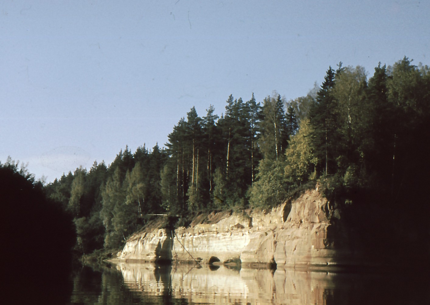 Süstamatk Gauja jõel Strenci-Sigulda, sügis 1972.