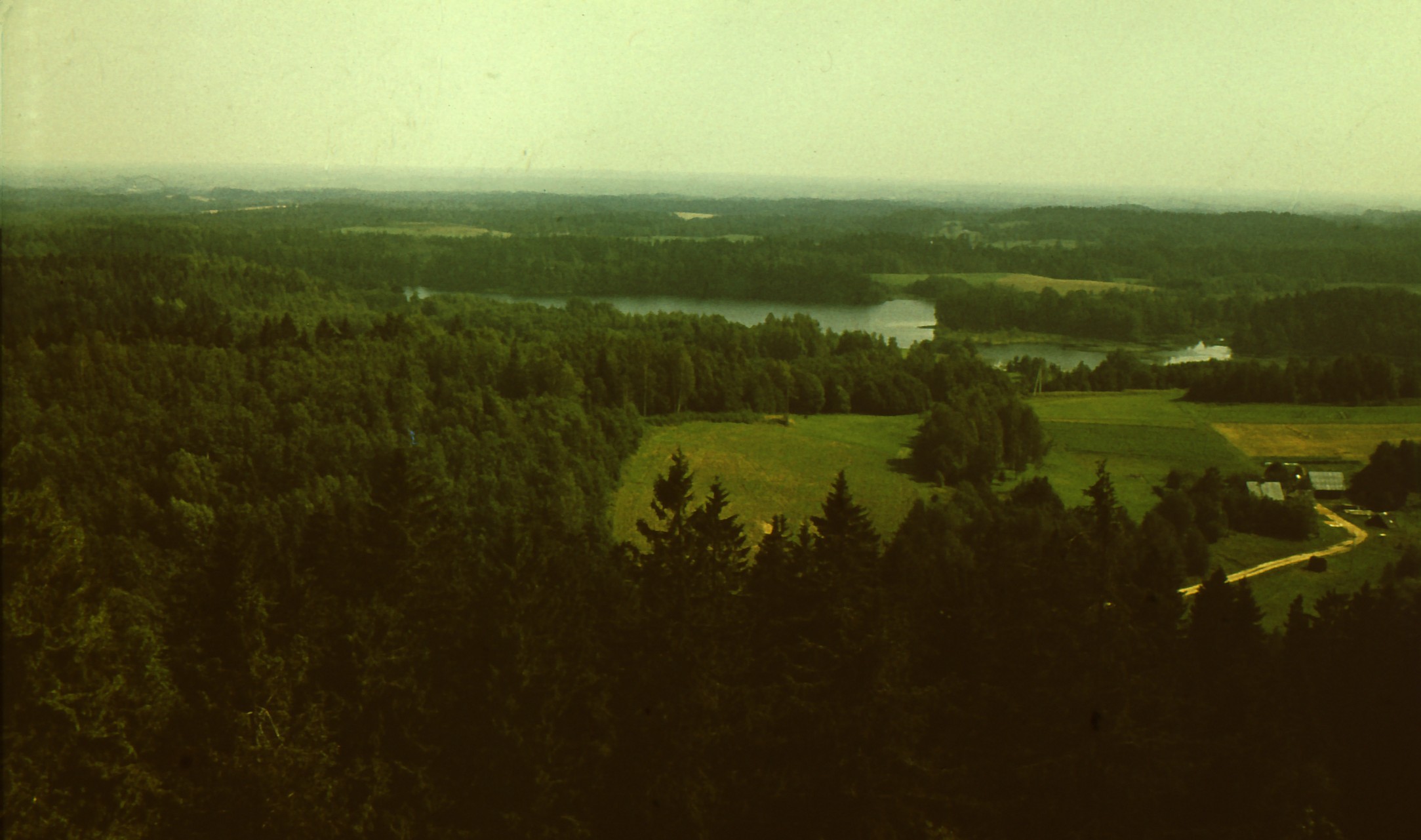 View from Big Munamägi, 1987.