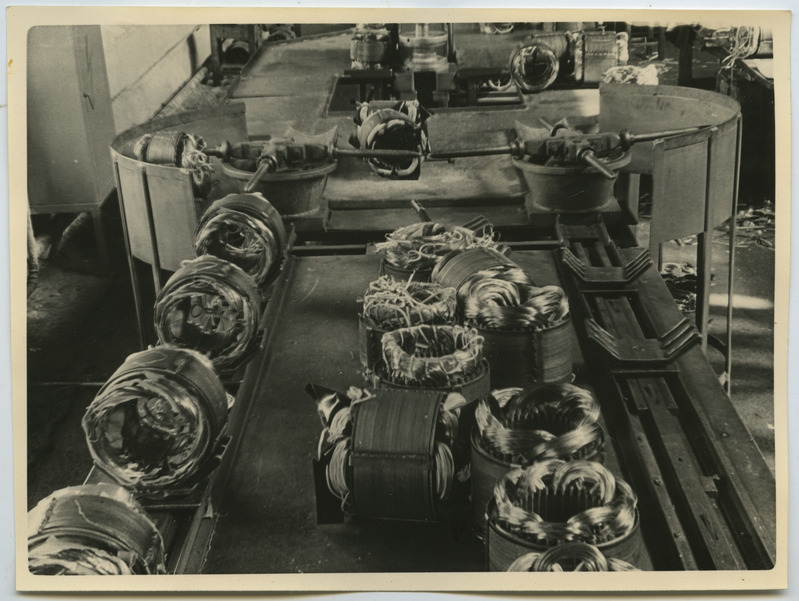 5. gabariidi elektrimootorite mähkimise konveier.